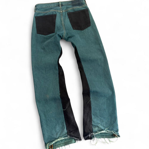 Green & Black Flared
